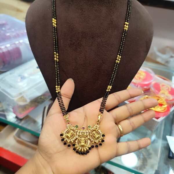high quality..24" Long black beads...