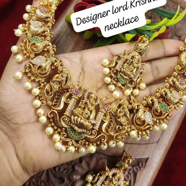 high quality..designer nakshi finish necklace...