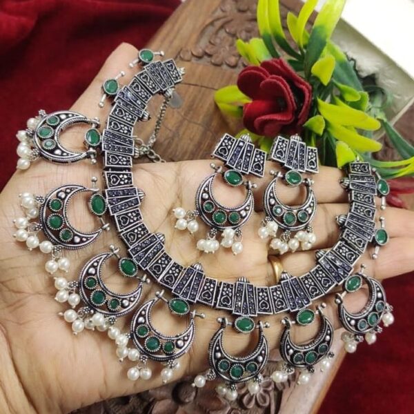High quality.german silver necklace...