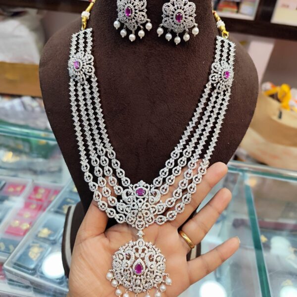 high quality.. Silver finished.. 4 sets heavy haram..