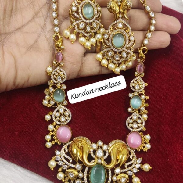 high quality.designer kundan necklace.....